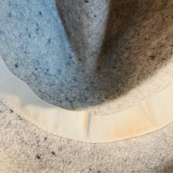 CLUB MONACO 24” 100% Wool Wide Brim Made In Italy Fedora Style Hat - Picture 6 of 6